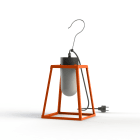 Roger Pradier - Roger Pradier - Luminaire mobile Lampiok 1 N°1 prise type J opale Orangé pur 014
