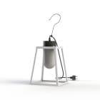 Roger Pradier - Luminaire mobile Lampiok 1 N°1 prise type G opale Blanc pur 101