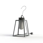 Roger Pradier - Roger Pradier - Luminaire mobile Lampiok 1 N°1 prise type J opale Gris soie 105