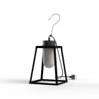 Roger Pradier - Roger Pradier - Luminaire mobile Lampiok 1 N°1 prise type J opale Gris noir 107