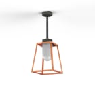 Roger Pradier - Suspension Lampiok 1 N°2 clair Cuivre patiné vernis 080