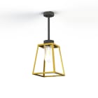 Roger Pradier - Suspension Lampiok 1 N°2 clair Laiton vernis teinté 070