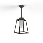 Roger Pradier - Suspension Lampiok 1 N°2 opale Gris noir 107