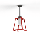 Roger Pradier - Roger Pradier - Suspension Lampiok 1 N°2 clair Rouge tomate 110
