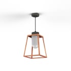 Roger Pradier - Roger Pradier - Suspension Lampiok 1 N°3 clair Cuivre patiné vernis 080