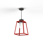 Roger Pradier - Suspension Lampiok 1 N°3 clair Rouge tomate 110