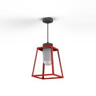 Roger Pradier - Roger Pradier - Suspension Lampiok 1 N°3 clair Rouge tomate 110