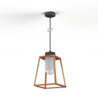 Roger Pradier - Roger Pradier - Suspension Lampiok 1 N°4 clair Cuivre patiné vernis 080