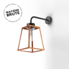 Roger Pradier - Roger Pradier - Applique Lampiok 1 N°5 Cuivre brut 082 Diffuseur clair