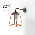 Roger Pradier - Applique Lampiok 1 N°5 Cuivre brut 082 Diffuseur opale