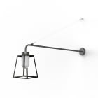 Roger Pradier - Applique Lampiok 1 N°6 opale Gris noir 107