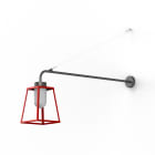 Roger Pradier - Applique Lampiok 1 N°6 clair Rouge tomate 110