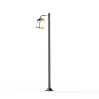 Roger Pradier - Lampadaire Lampiok 1 N°7 clair Laiton vernis teinté 070
