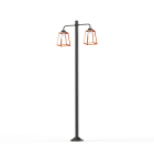 Roger Pradier - Lampadaire Lampiok 1 N°8 clair Cuivre patiné vernis 080