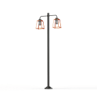 Roger Pradier - Lampadaire Lampiok 1 N°8 clair Cuivre patiné vernis 080