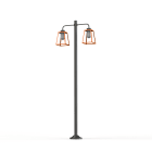 Roger Pradier - Lampadaire Lampiok 1 N°8 opale Orangé pur 014