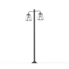 Roger Pradier - Lampadaire Lampiok 1 N°8 opale Gris soie 105