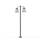 Roger Pradier - Lampadaire Lampiok 1 N°8 opale Gris noir 107