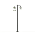 Roger Pradier - Lampadaire Lampiok 1 N°8 opale Vert fougère 109