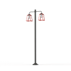 Roger Pradier - Lampadaire Lampiok 1 N°8 clair Rouge tomate 110