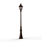 Roger Pradier - Lampadaire Louis XIII N°6 LED 2700°K Rouille 046