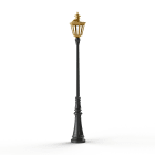 Roger Pradier - Lampadaire Louis XIII N°6 LED 2700°K Laiton vernis teinté 070