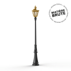 Roger Pradier - Lampadaire Louis XIII N°6 LED 2700°K Laiton brut 072