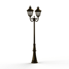 Roger Pradier - Lampadaire Louis XIII N°7 LED 2700°K Patiné doré 009