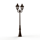 Roger Pradier - Lampadaire Louis XIII N°7 LED 2700°K Rouille 046