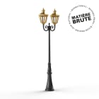 Roger Pradier - Lampadaire Louis XIII N°7 LED 2700°K Laiton brut 072