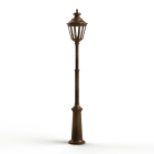 Roger Pradier - Lampadaire Louis XIII N°8 Patiné doré 009