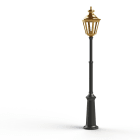 Roger Pradier - Lampadaire Louis XIII N°8 Laiton vernis teinté 070