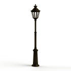 Roger Pradier - Lampadaire Louis XIII N°8 LED 2700°K Patiné doré 009