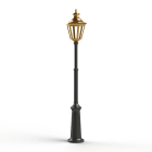 Roger Pradier - Lampadaire Louis XIII N°8 LED 2700°K Laiton vernis teinté 070