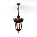 Roger Pradier - Suspension Louvre N°1 E27 Rouge vin 066