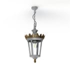 Roger Pradier - Roger Pradier - Suspension Louvre N°1 E27 Gris soie 105