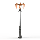 Roger Pradier - Lampadaire Louvre N°10 E27 Cuivre patiné vernis 080