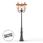 Roger Pradier - Lampadaire Louvre N°10 E27 Cuivre brut 082