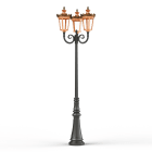 Roger Pradier - Lampadaire Louvre N°10 LED 2700°K Cuivre patiné vernis 080