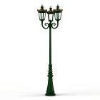 Roger Pradier - Lampadaire Louvre N°10 LED 2700°K Vert Anglais 019