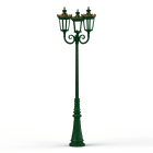 Roger Pradier - Lampadaire Louvre N°10 LED 2700°K Vert sapin 067