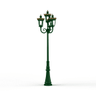 Roger Pradier - Lampadaire Louvre N°11 E27 Vert sapin 067