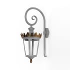 Roger Pradier - Roger Pradier - Applique Louvre N°2 E27 Gris soie 105