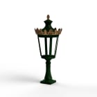 Roger Pradier - Borne Louvre N°3 LED 2700°K Vert Anglais 019