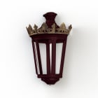 Roger Pradier - Applique Louvre N°4 LED 2700°K Rouge vin 066