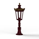 Roger Pradier - Borne Louvre N°7 E27 Rouge vin 066