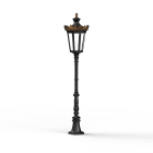 Roger Pradier - Borne Louvre N°8 LED 2700°K Noir foncé 000