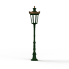 Roger Pradier - Borne Louvre N°8 LED 2700°K Vert Anglais 019