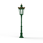 Roger Pradier - Borne Louvre N°8 LED 2700°K Vert sapin 067