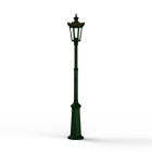 Roger Pradier - Lampadaire Louvre N°9 E27 Vert Anglais 019